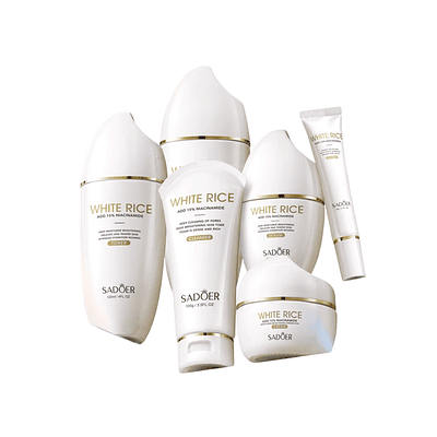 SET DE 6 PASOS NIACINAMIDA + ARROZ