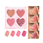 CUARTETO DE RUBOR EN CREMA