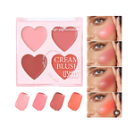 CUARTETO DE RUBOR EN CREMA