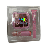 LIP GLOSS + PALETA DE SOMBRA + RUBOR LÍQUIDO 