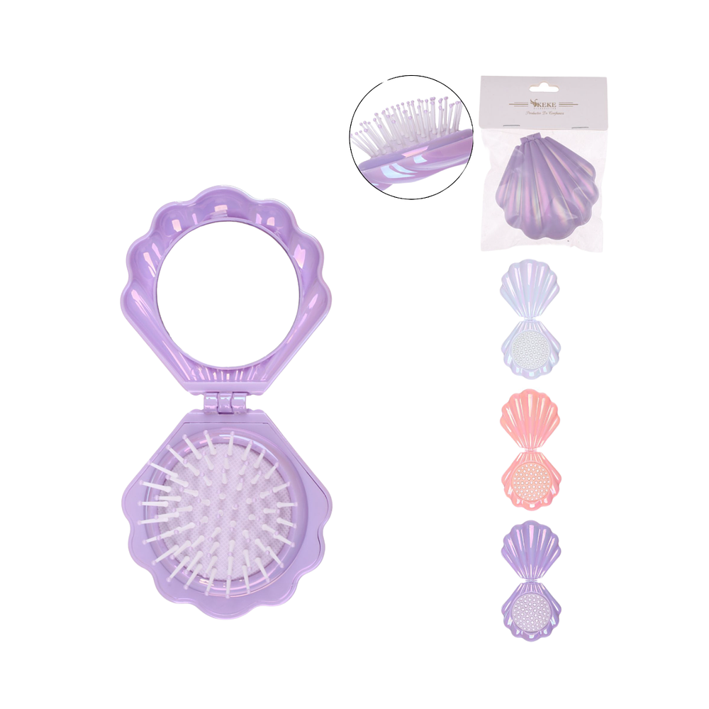 ESPEJO + CEPILLO PORTÁTIL 