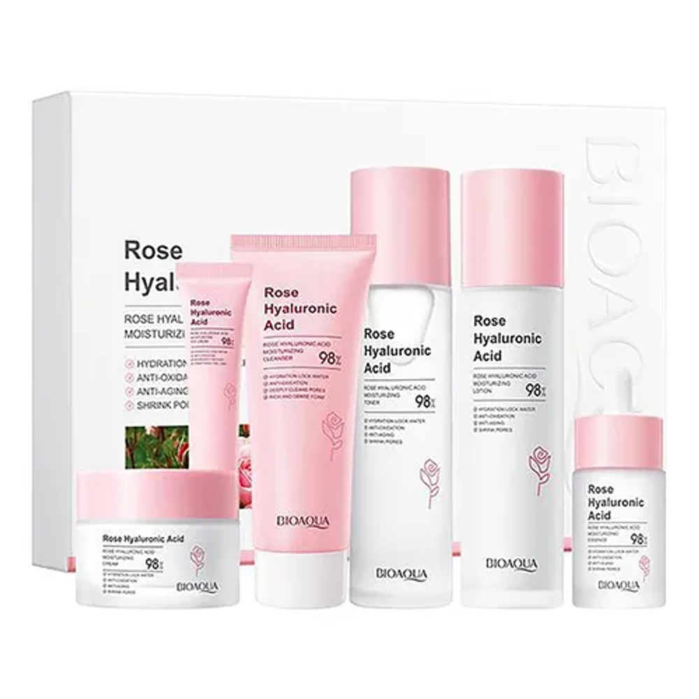 SET DE ROSAS Y ÁCIDO HIALURONICO 