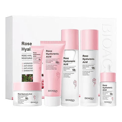 SET DE ROSAS Y ÁCIDO HIALURONICO 