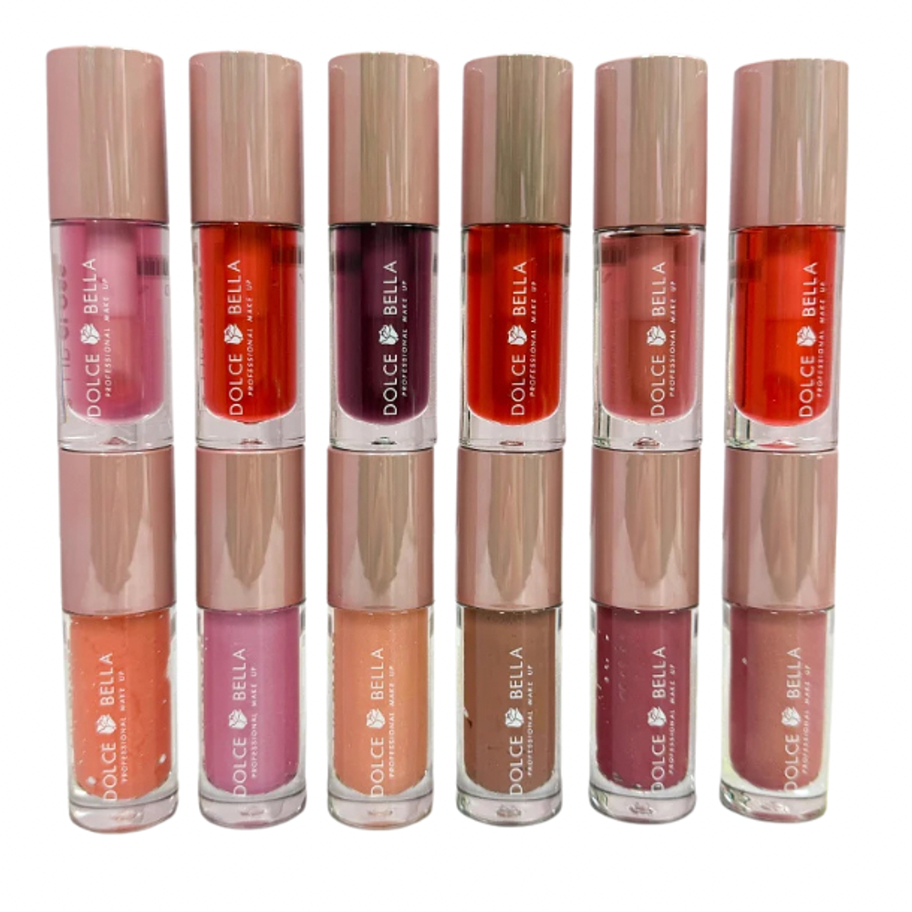 LIP GLOSS CON COLOR Y SIN COLOR