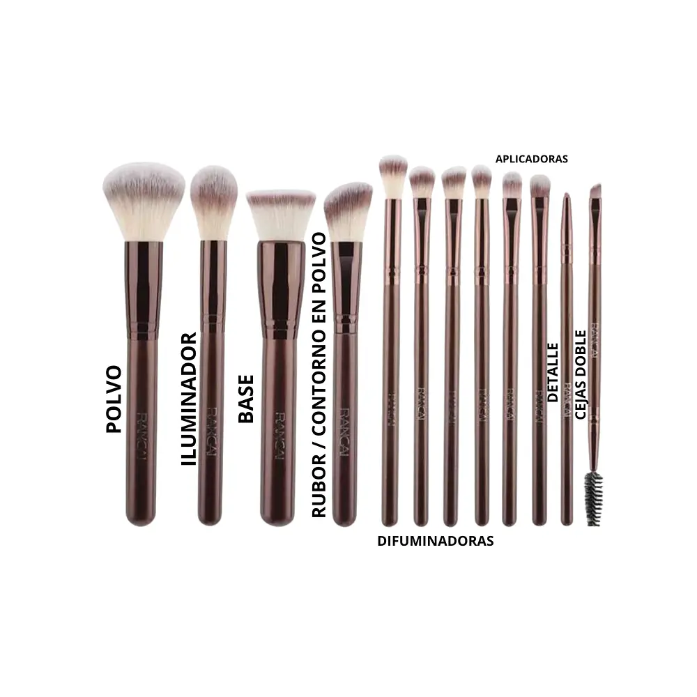 SET DE BROCHAS RANCH x12