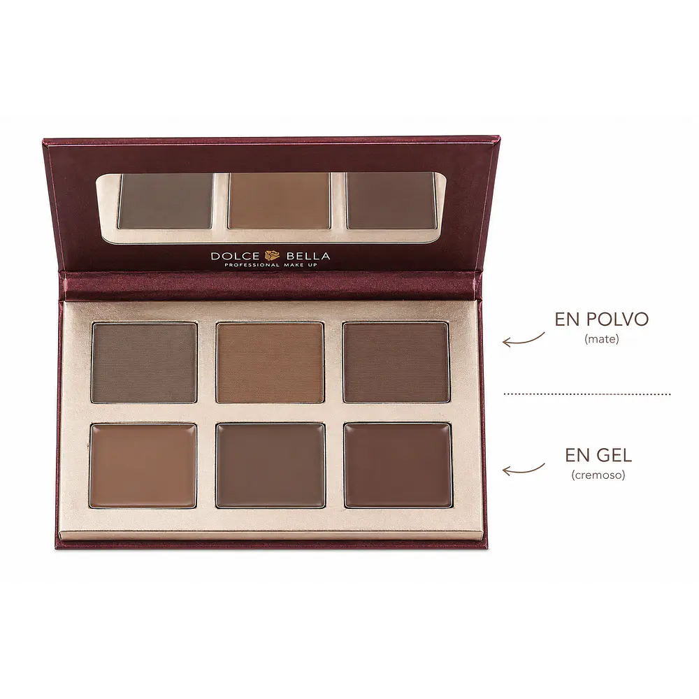 PALETA DE CEJAS GEL/POLVO