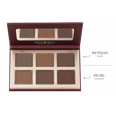 PALETA DE CEJAS GEL/POLVO