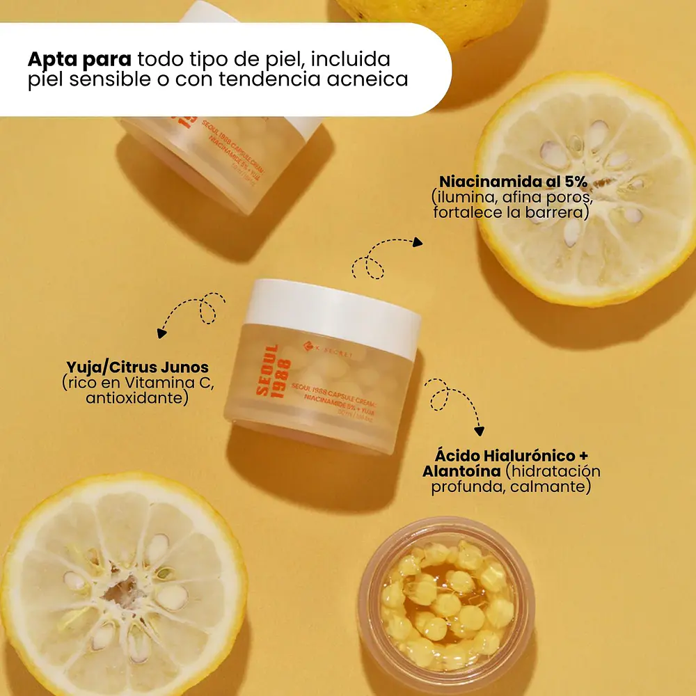 CREMA NIACINAMIDA 5% + YUJA K-SECRET 50ml