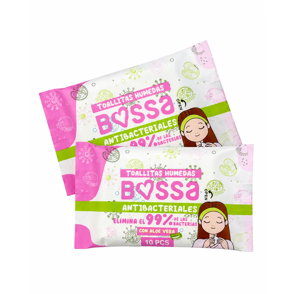 TOALLAS ANTIBACTERIALES DE CARTERA