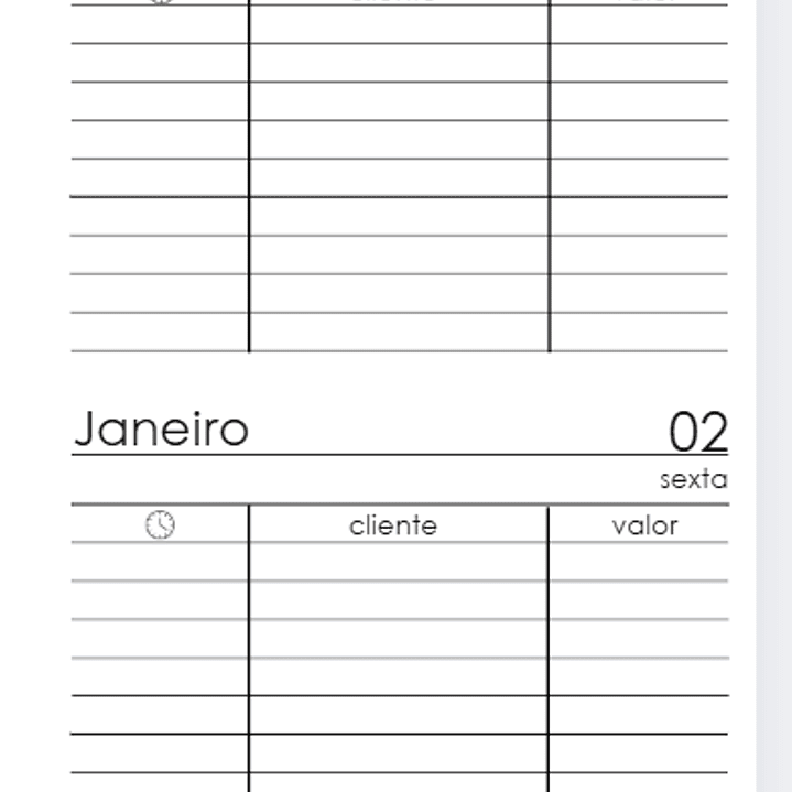 Agenda de manicure/cabeleireiro 6