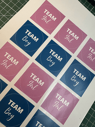 Etiquetas para chá de bebê 