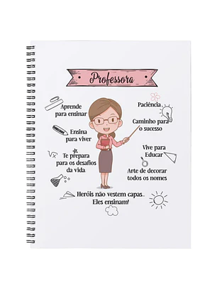 Bloco de notas  - professora