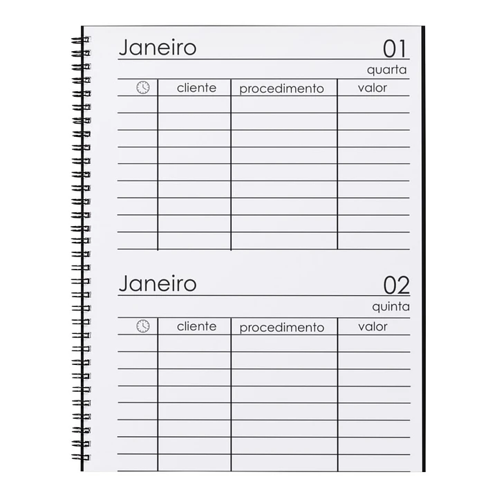 Agenda de manicure/cabeleireiro 2027 5