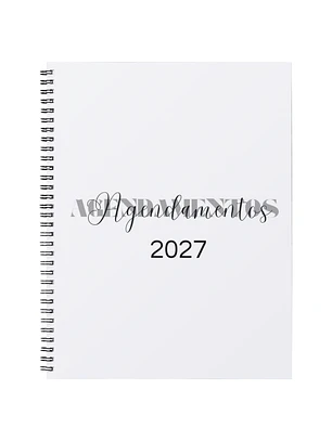 Agenda de manicure/cabeleireiro 2027