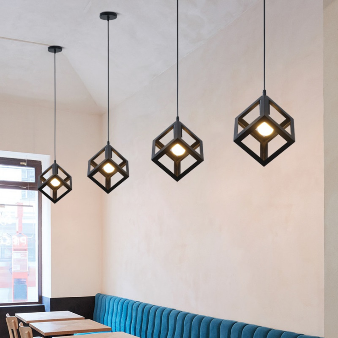 Lámpara Colgante Cubo 3