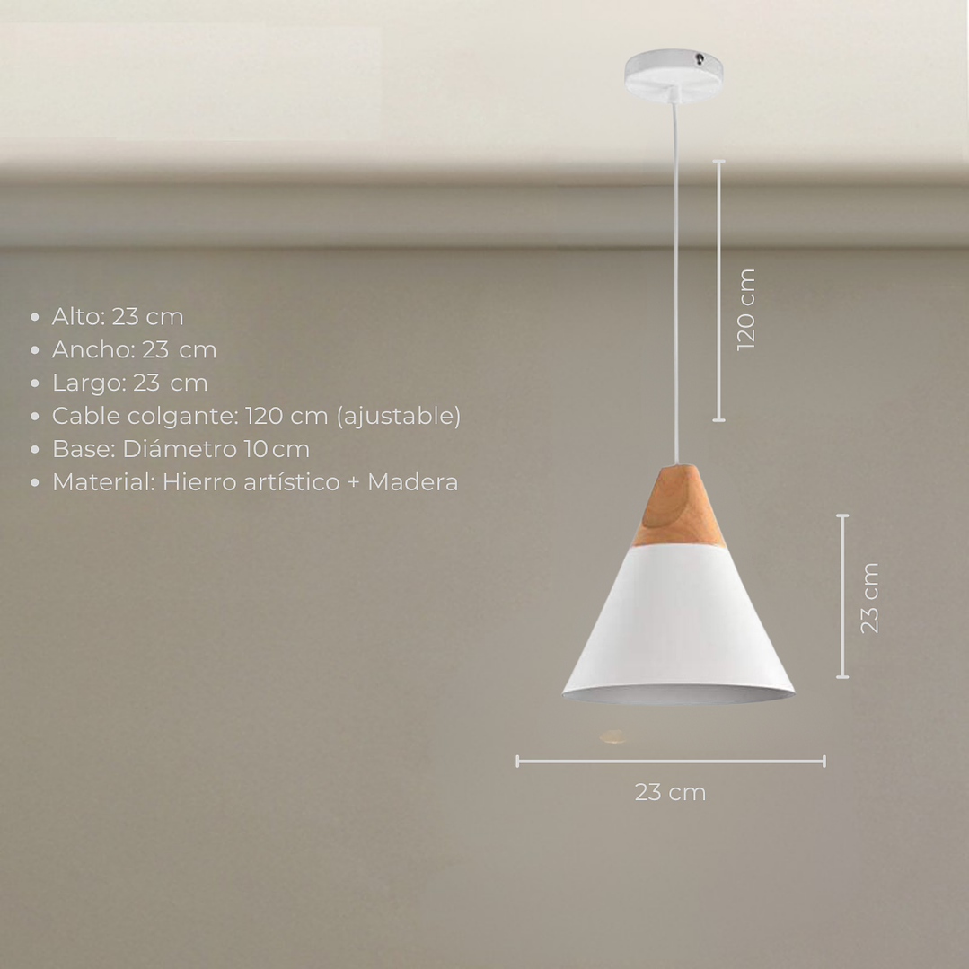 Lámpara Colgante Wood 2