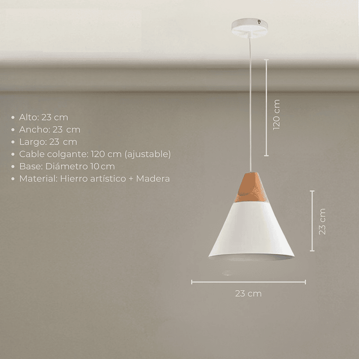Lámpara Colgante Wood 2