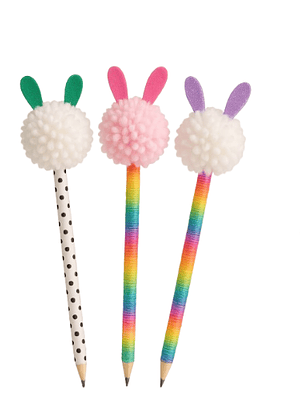 SABER MAIS 🔍 Lápis pompom conjunto 3