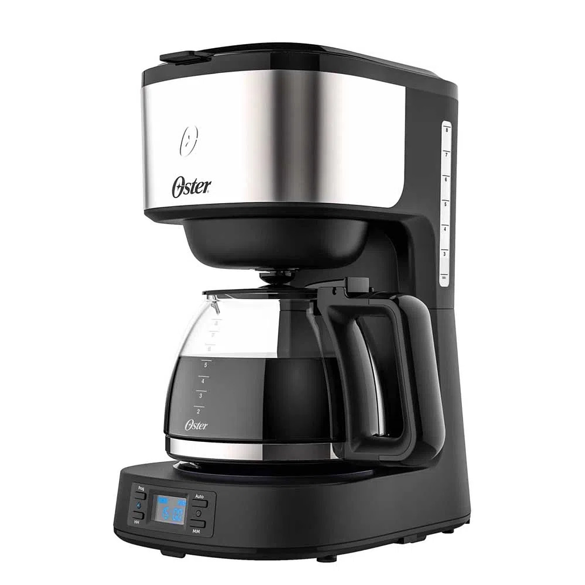 CAFETERA PROGRAMABLE OSTER 8 TAZAS EN ACERO INOXIDABLE BVSTDC10SS 1