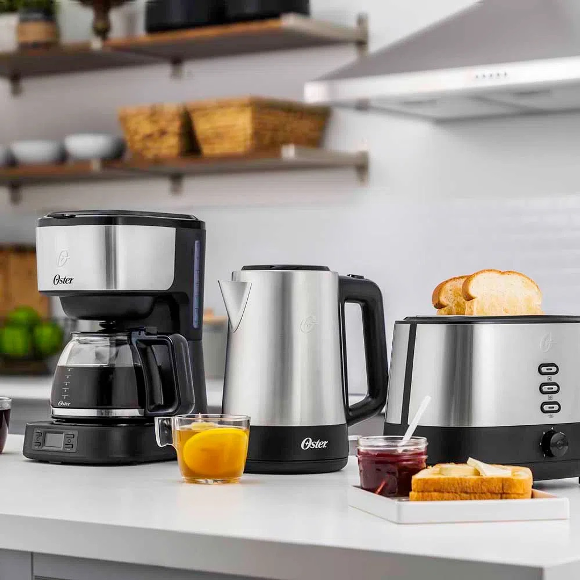 CAFETERA PROGRAMABLE OSTER 8 TAZAS EN ACERO INOXIDABLE BVSTDC10SS 4