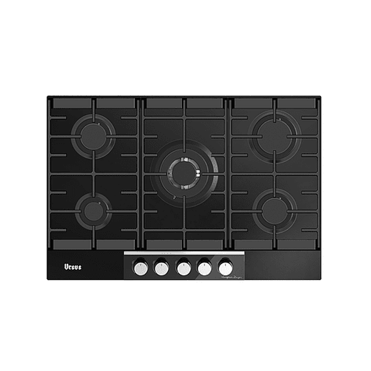 Encimera 5 Quemadores Gas Natural Ursus Trotter Avantgarde GG-75T 1