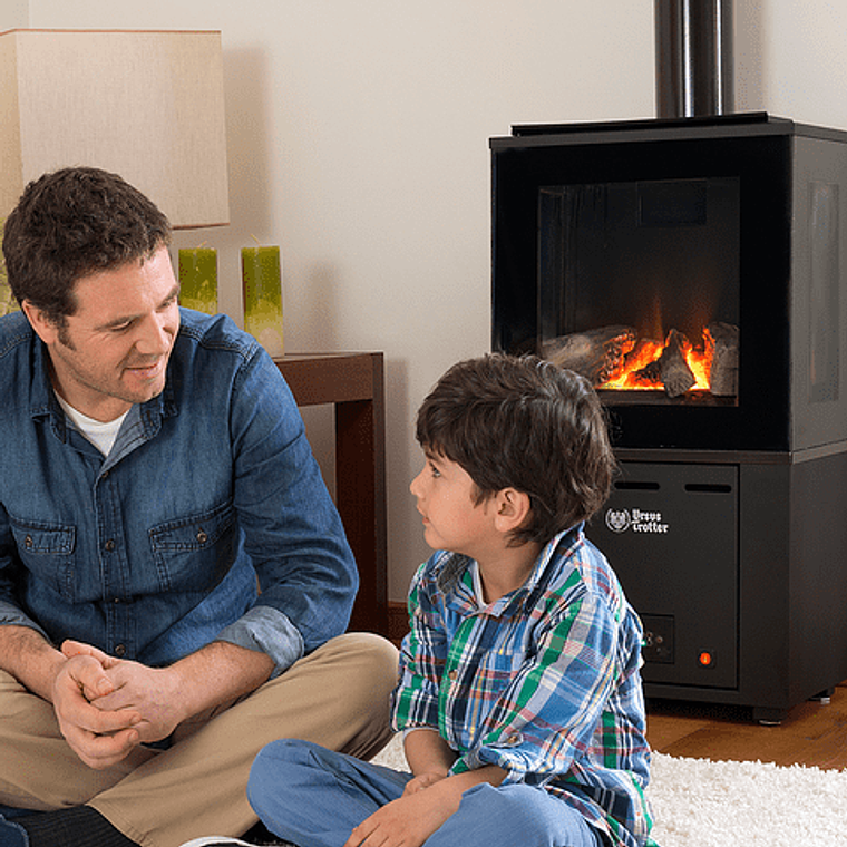 CALEFACTOR AMBIENTAL A GAS NATURAL URSUS TROTTER ECOWOOD-MT8 3