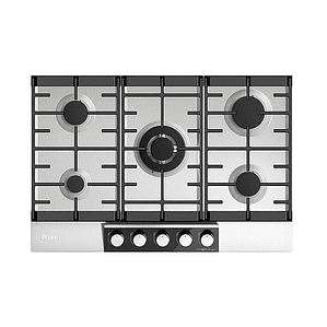 Encimera 5 Quemadores Gas Natural Ursus Trotter Avantgarde GS-75T