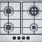 Encimera 4 Quemadores 60 cm Acero Inoxidable Gas Licuado - Miniatura 1