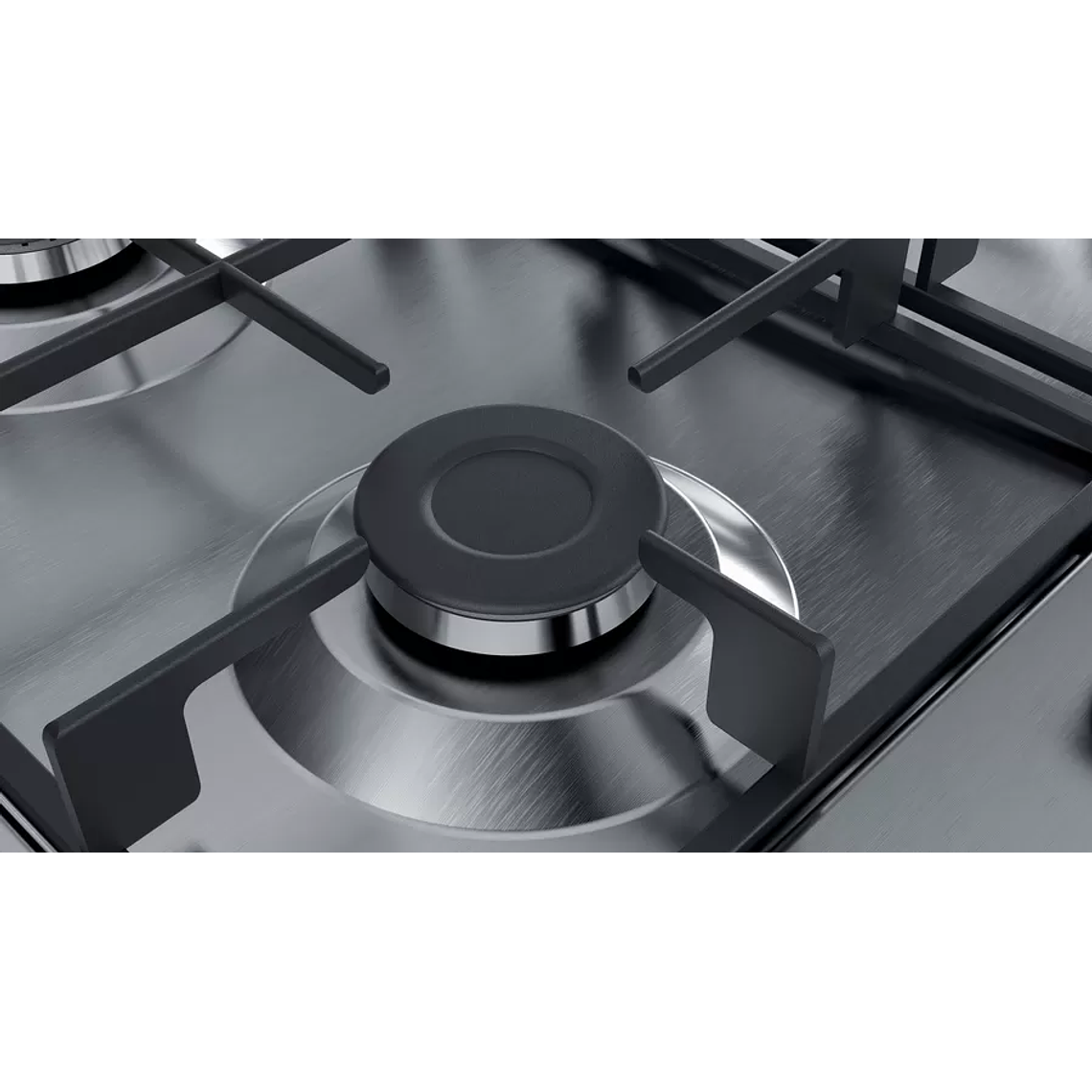 Encimera 4 Quemadores 60 cm Acero Inoxidable Gas Licuado 5