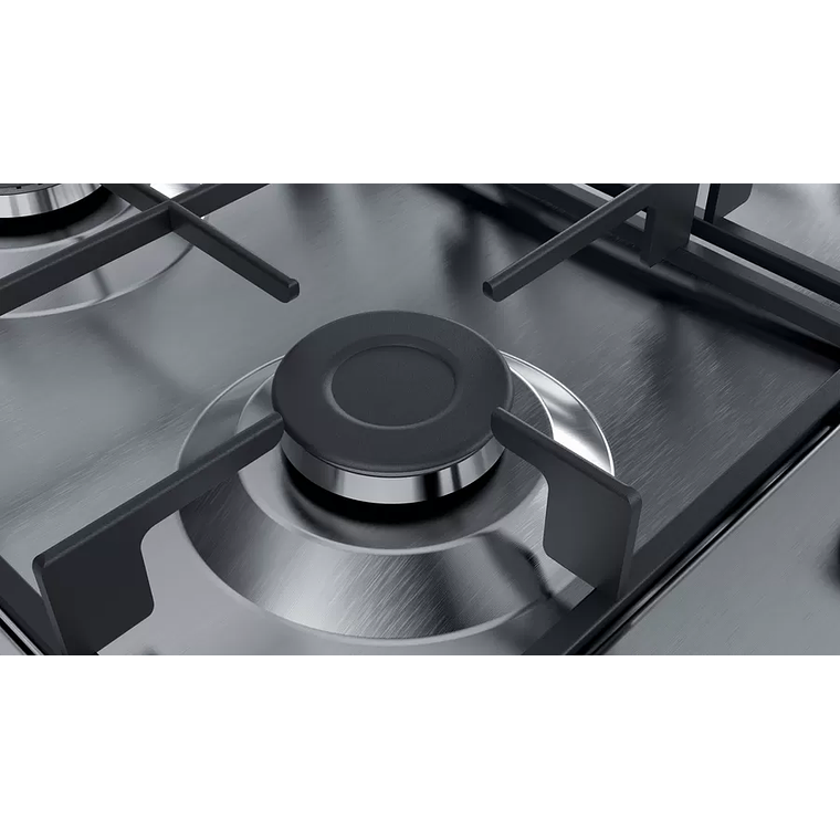 Encimera 4 Quemadores 60 cm Acero Inoxidable Gas Licuado 5