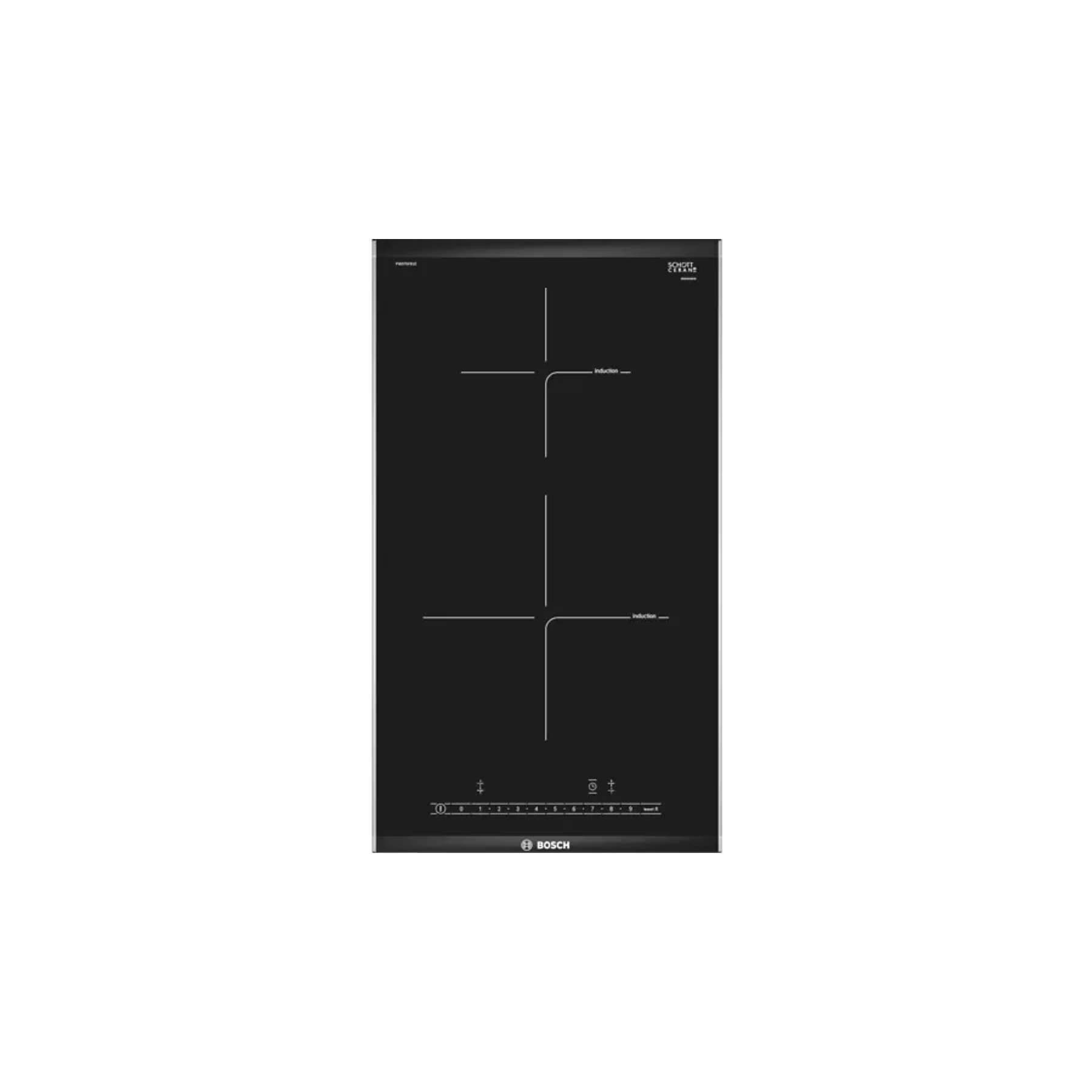 Placa de Inducción dominó DirectSelect Bosch 30 cm negro
