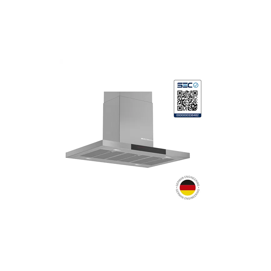 Serie 6 Campana decorativa de isla 90 cm Acero inoxidable 2