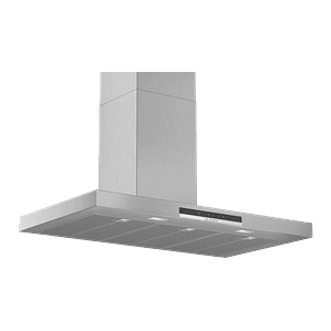 Serie 4 Campana decorativa de pared 90 cm Acero inoxidable