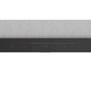 Serie 6 Campana decorativa de pared 90 cm Acero inoxidable