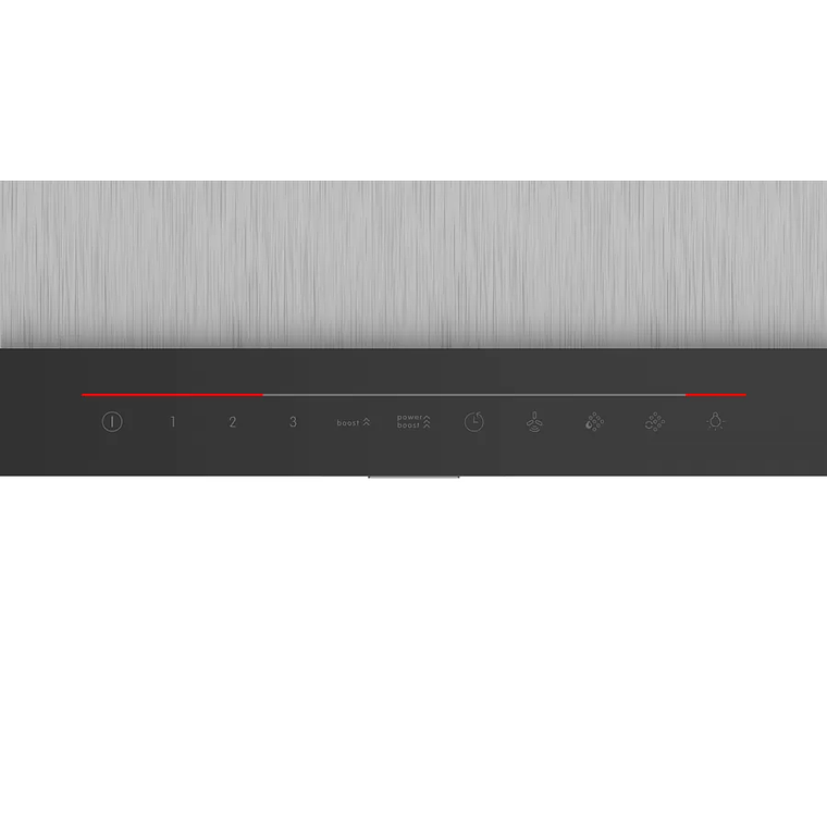 Serie 6 Campana decorativa de pared 90 cm Acero inoxidable 2