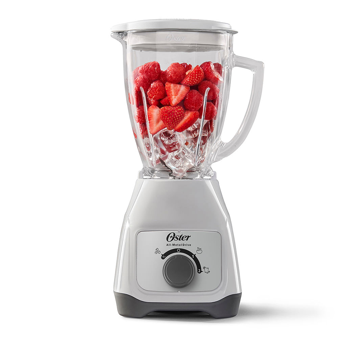 LICUADORA OSTER CON VASO DE VIDRIO Y CONTROL DE PERILLA BLSTKAGWRD 1
