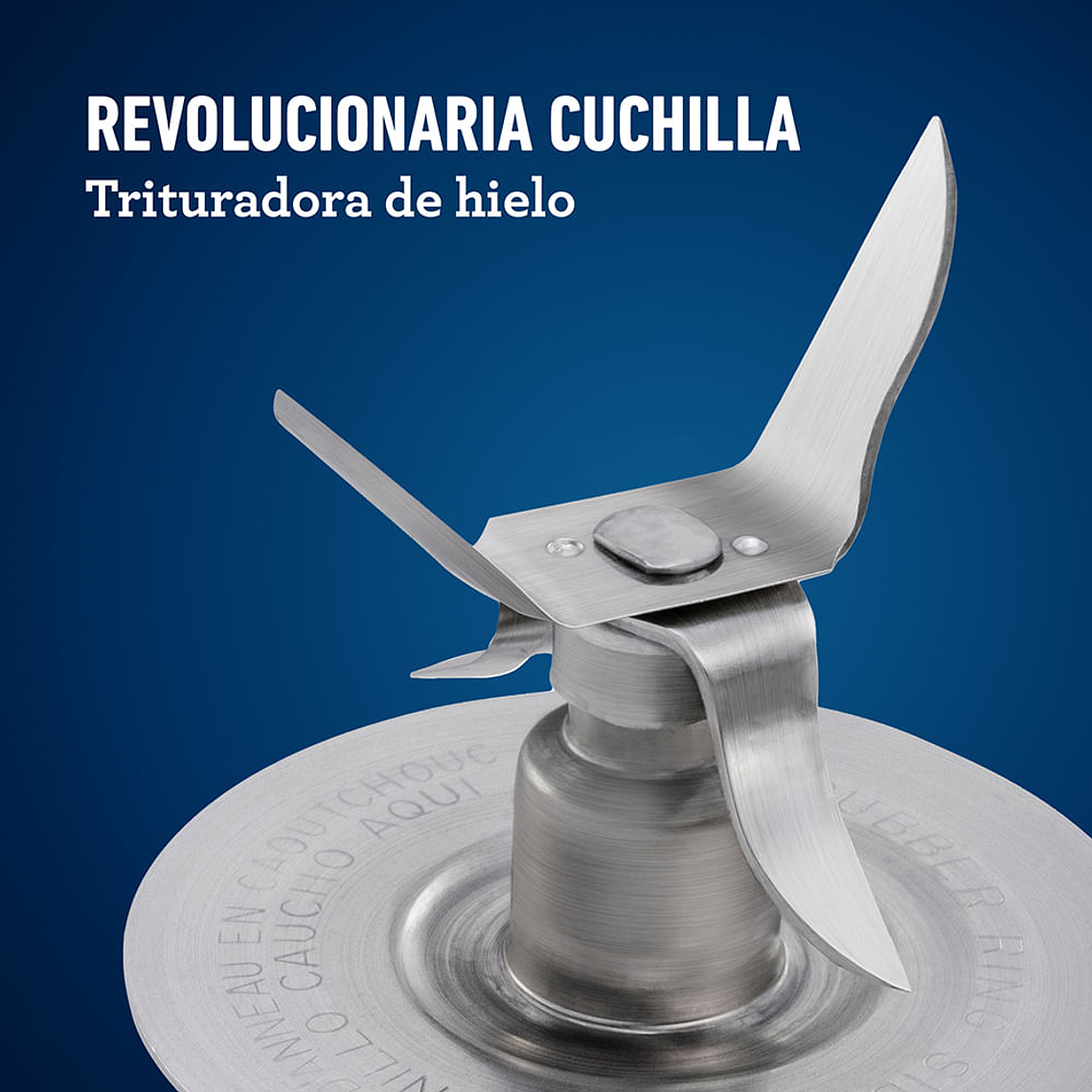 LICUADORA OSTER CON VASO DE VIDRIO Y CONTROL DE PERILLA BLSTKAGWRD 4