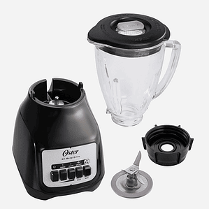 LICUADORA OSTER 2 VELOCIDADES MÁS PULSO Y VASO DE VIDRIO BLSTKAGBPB