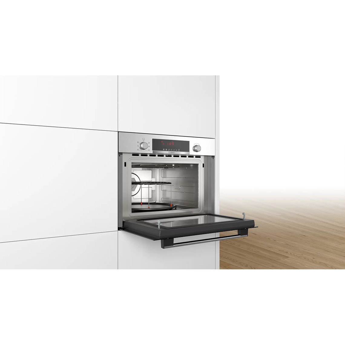 Serie 4 Horno compacto con microondas 60 x 45 cm 4