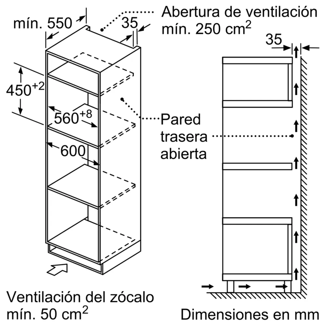Serie 4 Horno compacto con microondas 60 x 45 cm 7
