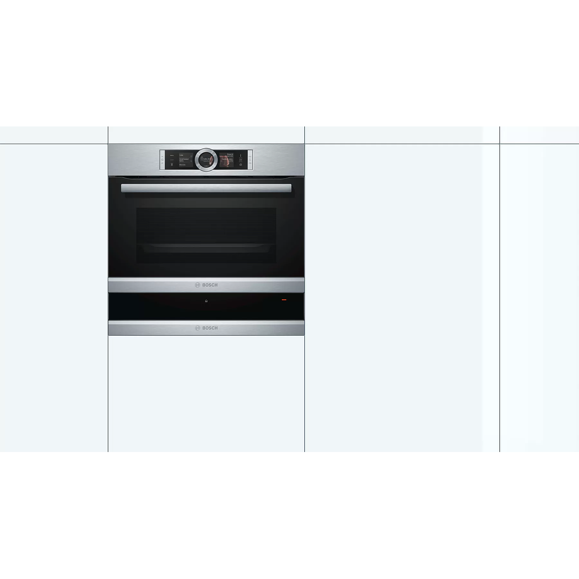 Serie  8 Módulo de Calentamiento 60 x 14cm Acero Inoxidable 2