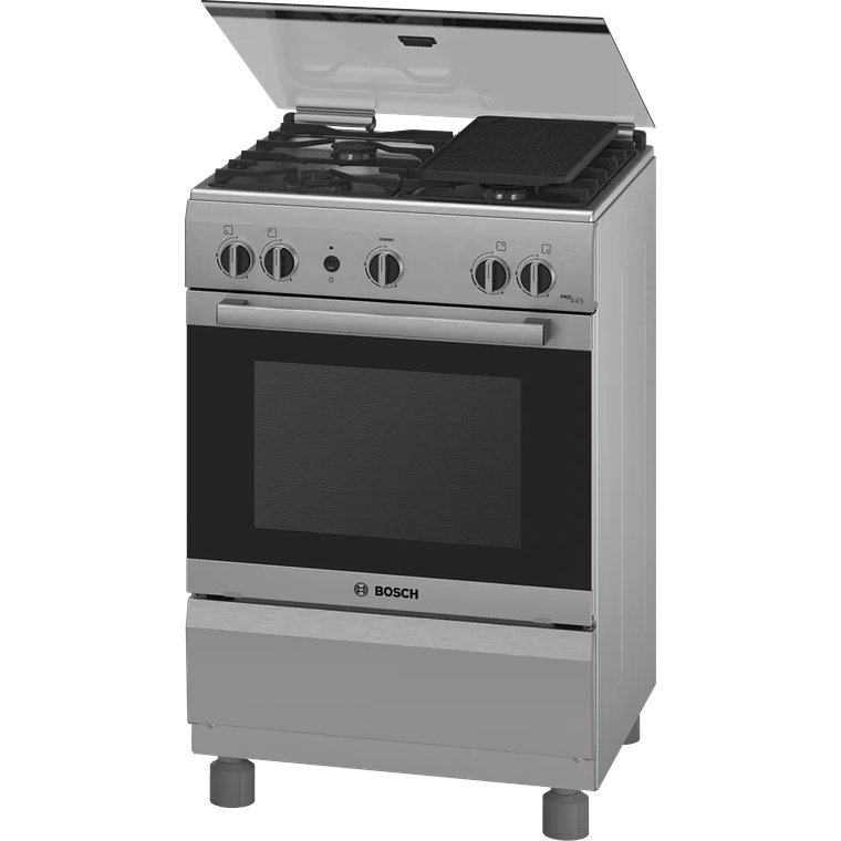 Cocina de Gas Bosch de Libre Instalación Inox 1