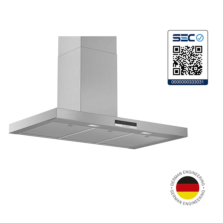 Serie  4 wall-mounted cooker hood 90 cm Acero Inoxidable 2