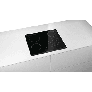 Serie  4 Placa Vitrocerámica 60 cm Negro, Sin Perfiles