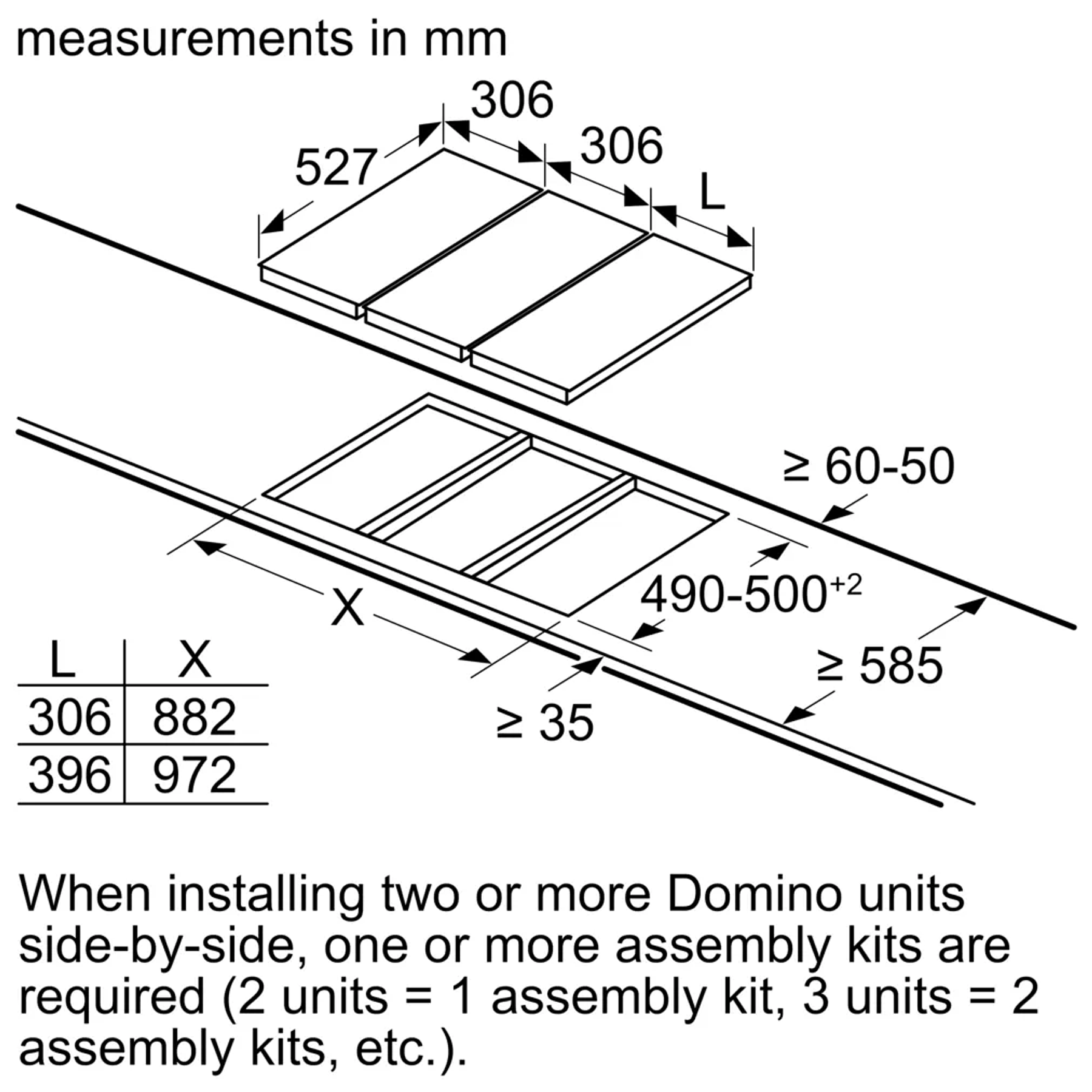 Encimera Vitrocerámica Bosch 2 quemadores 30 cm