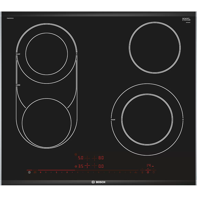 Encimera Vitrocerámica BOSCH 4 quemadores 60 cm 1