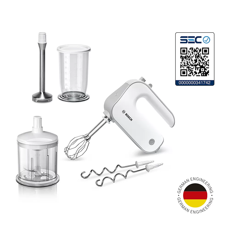 Batidora de Repostería Bosch  Styline 500 W Blanco 2
