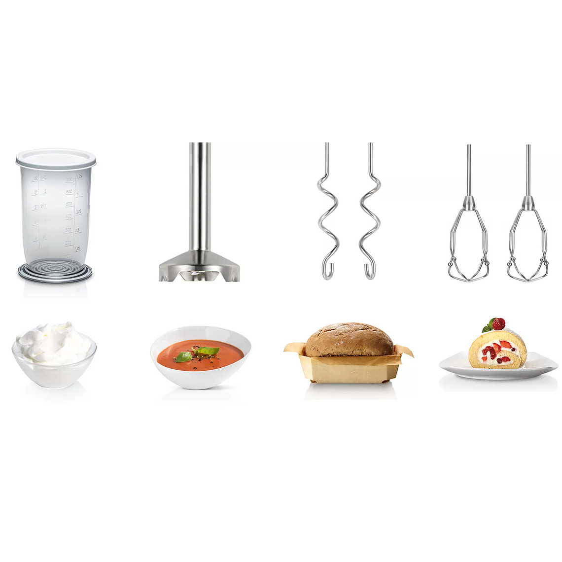 Batidora de Repostería Bosch  Styline 500 W Blanco 10