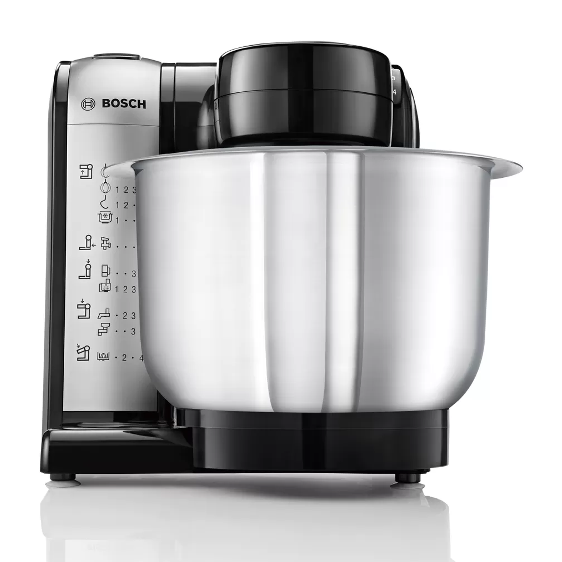 Robot de Cocina Bosch MUM4 600 W Negro, Plata