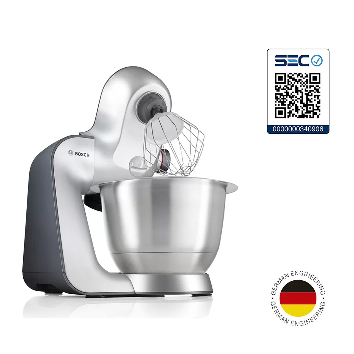 Robot de Cocina Bosch MUM5 900 W Acero, Plata 2